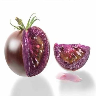 گوجه فرنگی غول پیکر بنفش درختی برش خورده