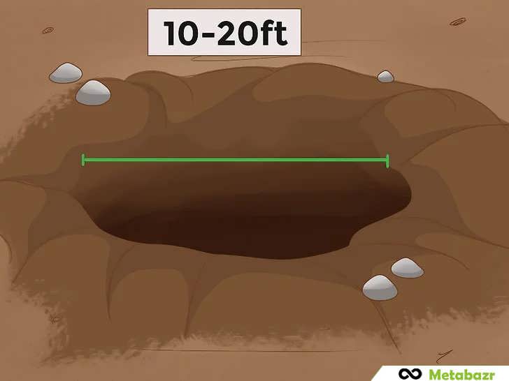 حفر گودال کاشت