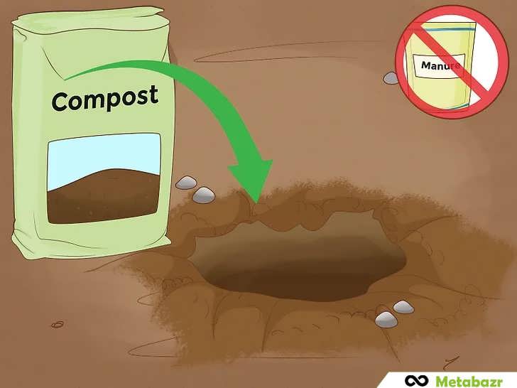 مخلوط کردن کمپوست با خاک